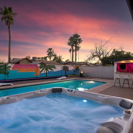 Girls Getaway Haven Outdoor Bar W Pool & Hot Tub Villa Scottsdale Dış mekan fotoğraf