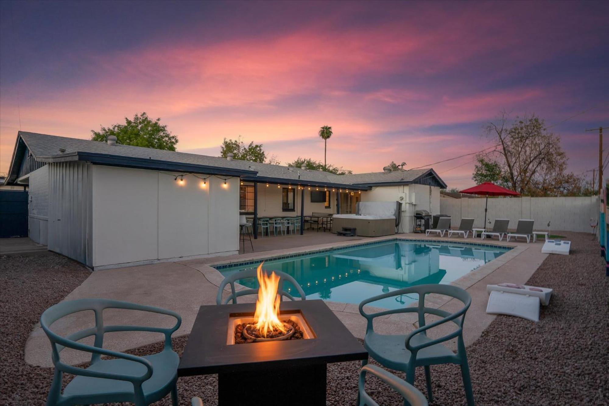 Girls Getaway Haven Outdoor Bar W Pool & Hot Tub Villa Scottsdale Dış mekan fotoğraf