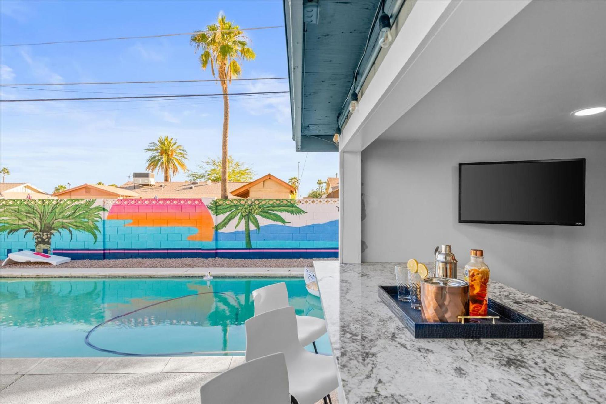 Girls Getaway Haven Outdoor Bar W Pool & Hot Tub Villa Scottsdale Dış mekan fotoğraf