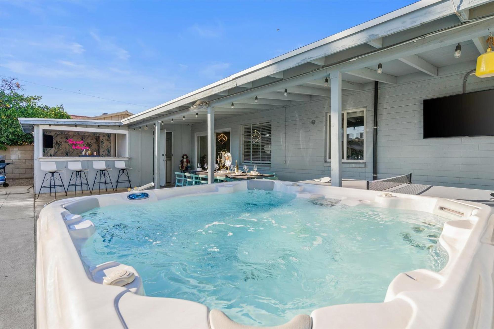 Girls Getaway Haven Outdoor Bar W Pool & Hot Tub Villa Scottsdale Dış mekan fotoğraf