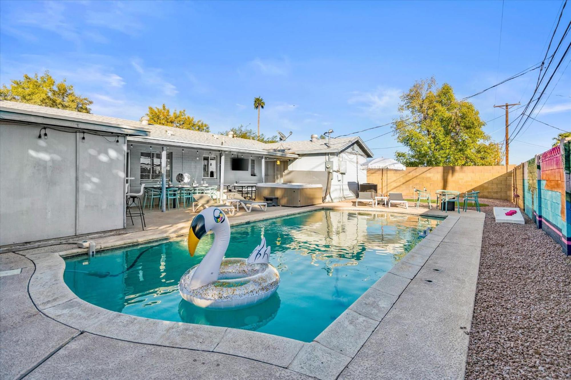 Girls Getaway Haven Outdoor Bar W Pool & Hot Tub Villa Scottsdale Dış mekan fotoğraf